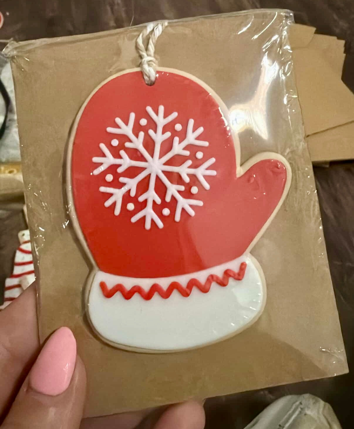 Sugar Cookie Mitten Ornament