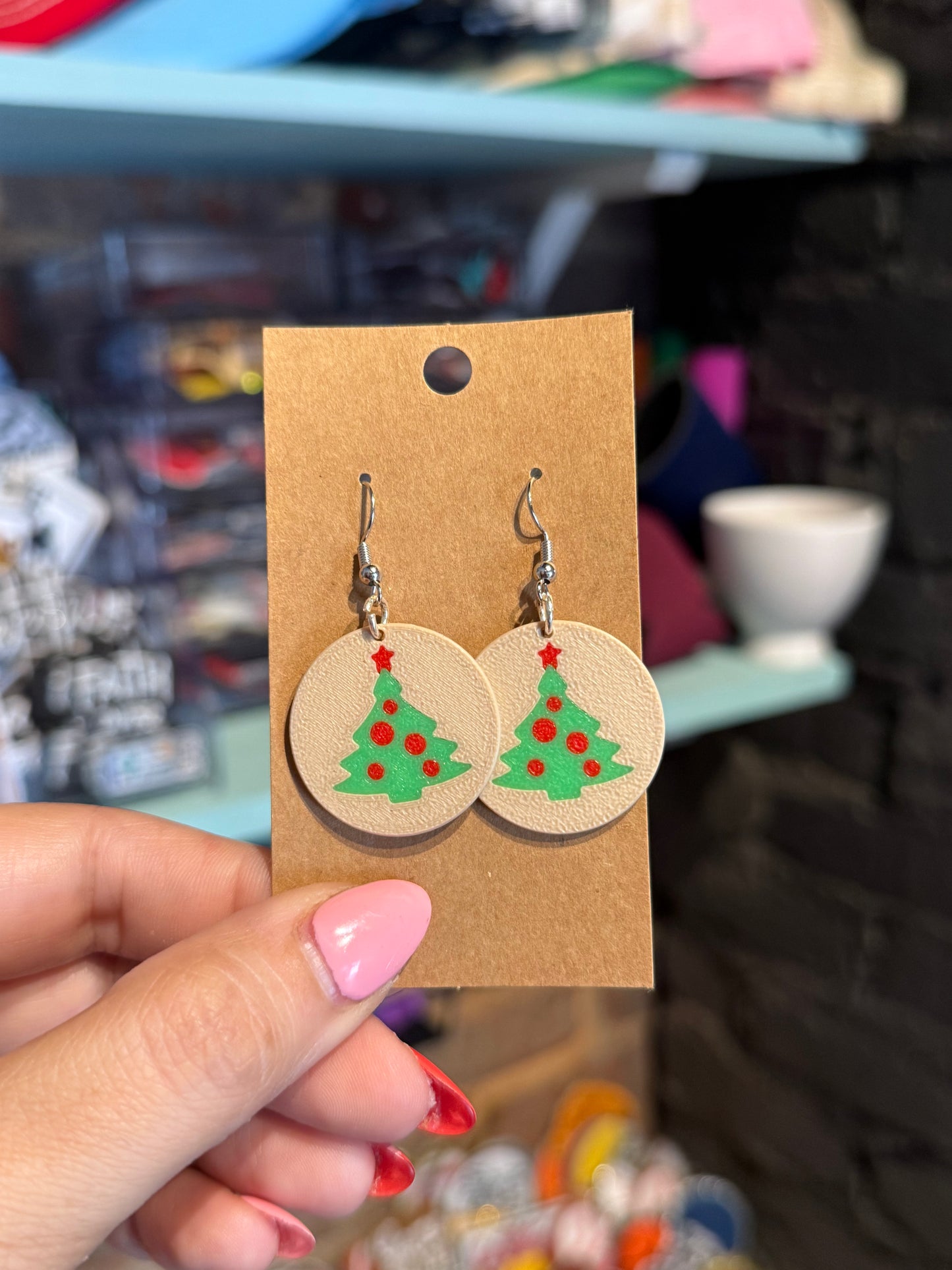 Christmas Sugar Cookie Earrings
