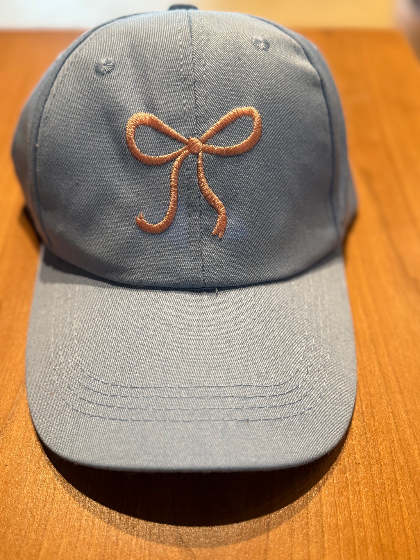 Canvas Pink ribbon Hat