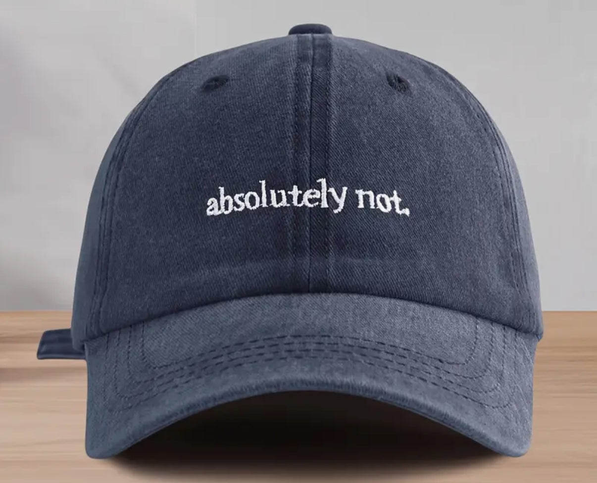 Absolutely Not Retro Wash Vintage Hat