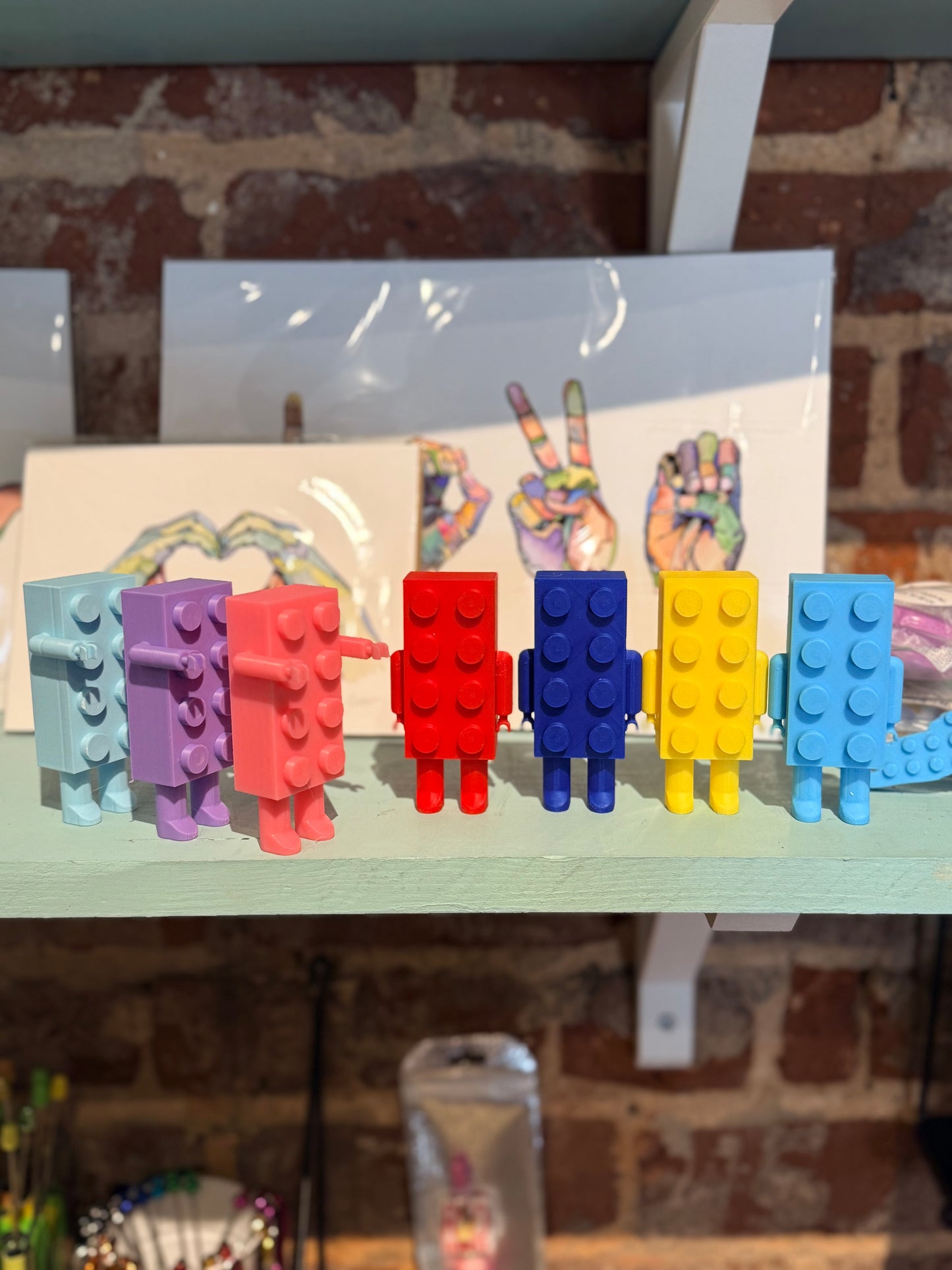 Lego Style Valentine’s Day Card