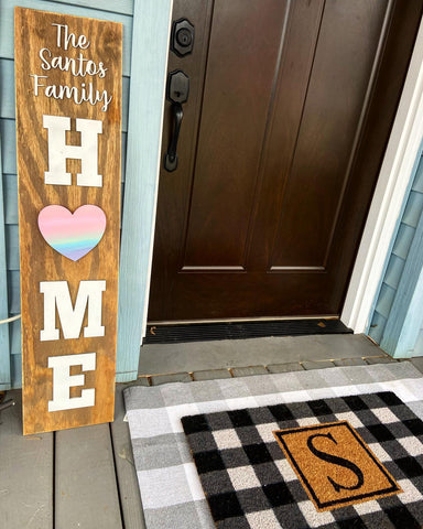 Interchangeable Porch Family Home or Welcome Sign
