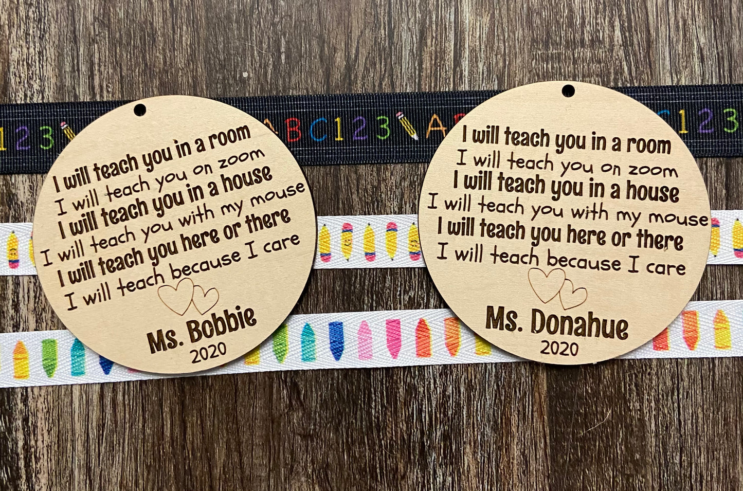 Dr. Seuss Inspired Teacher Ornament