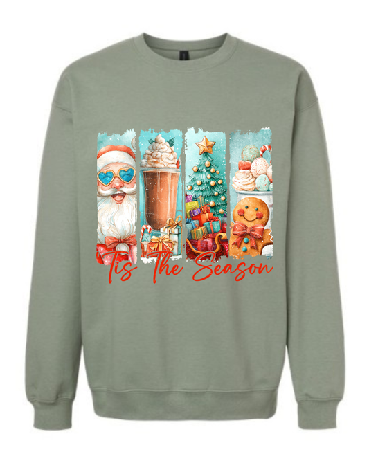 Teal Santa - Crewneck