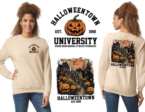 Halloweentown Front/Back Crewneck Sweatshirt