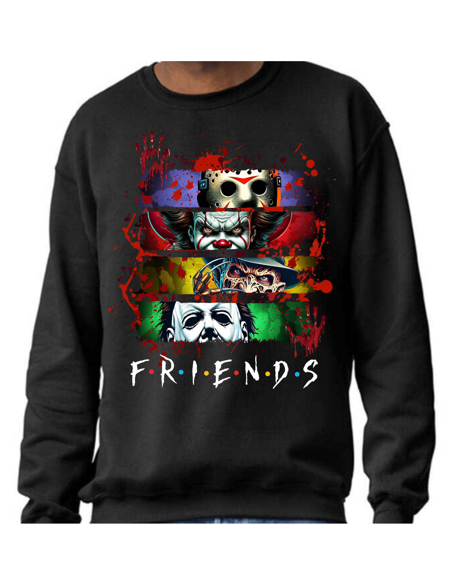 FRIENDS Horror Crewneck Sweatshirt