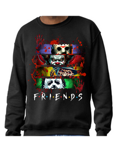 FRIENDS Horror Crewneck Sweatshirt