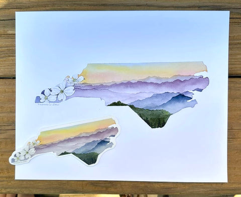 WNC Mountain Print (2 Sizes)