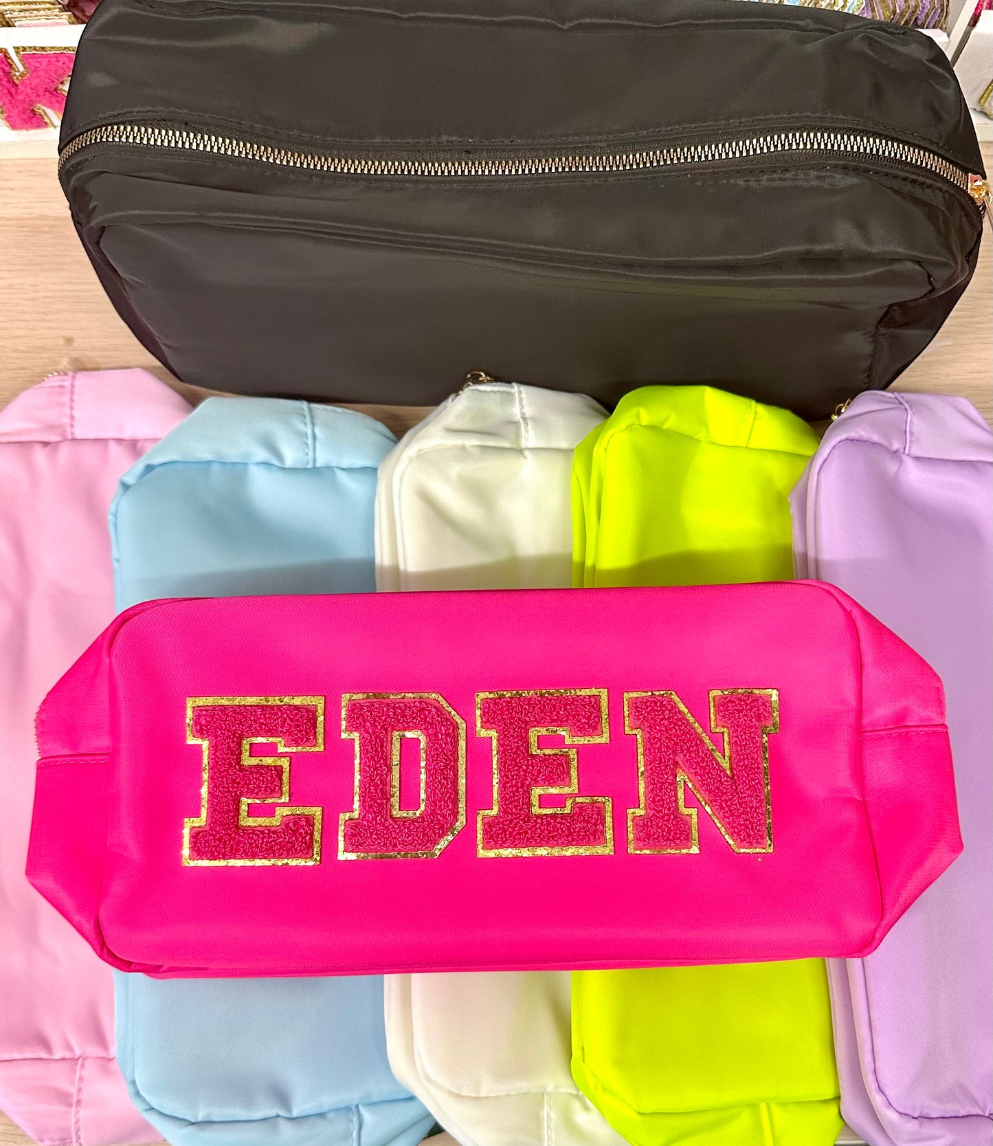 Large 10” Wide Zipper Pouch