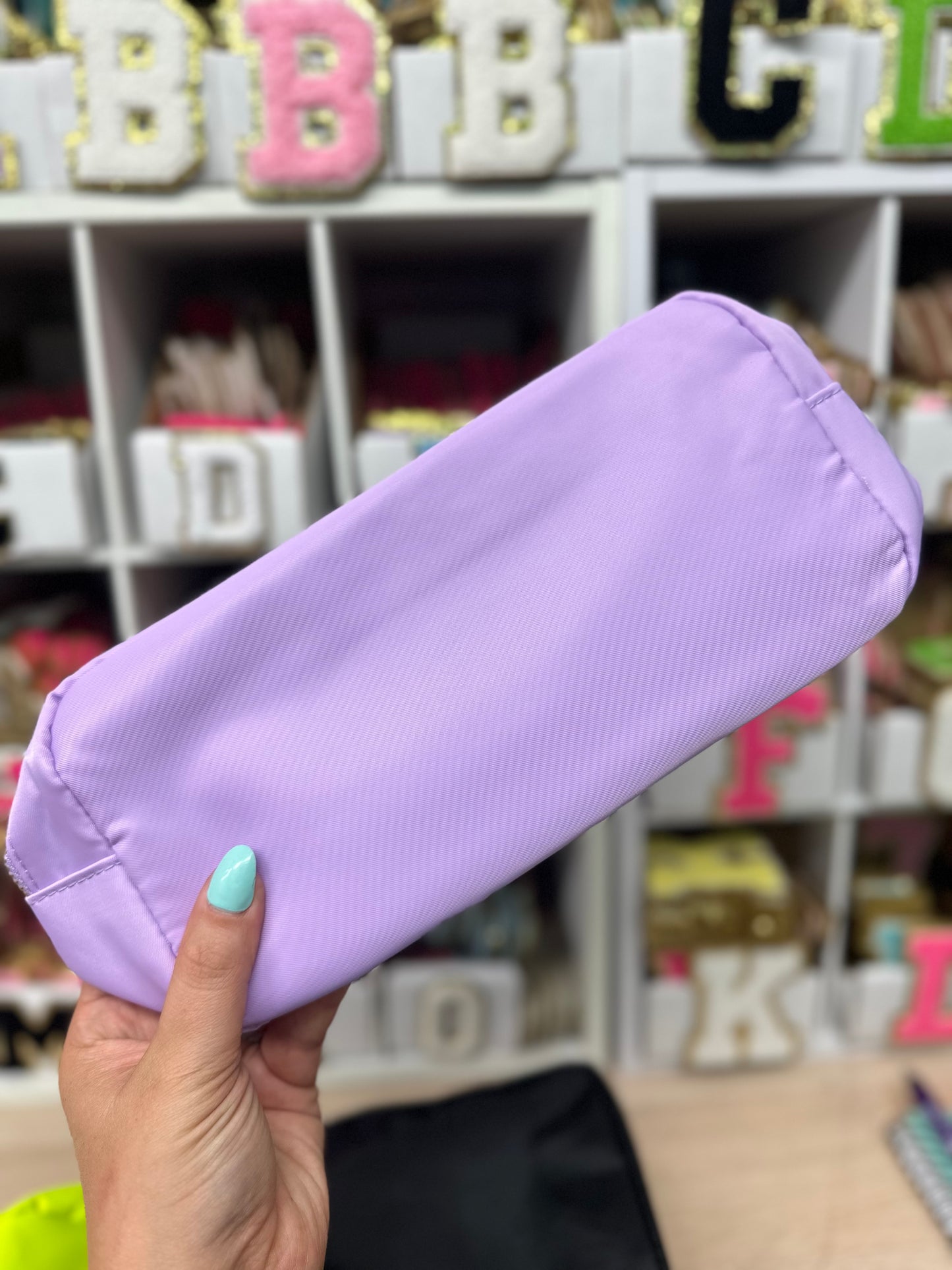 Large 10” Wide Zipper Pouch