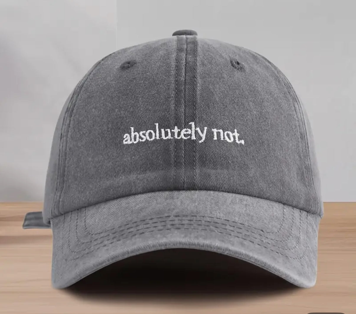 Absolutely Not Retro Wash Vintage Hat