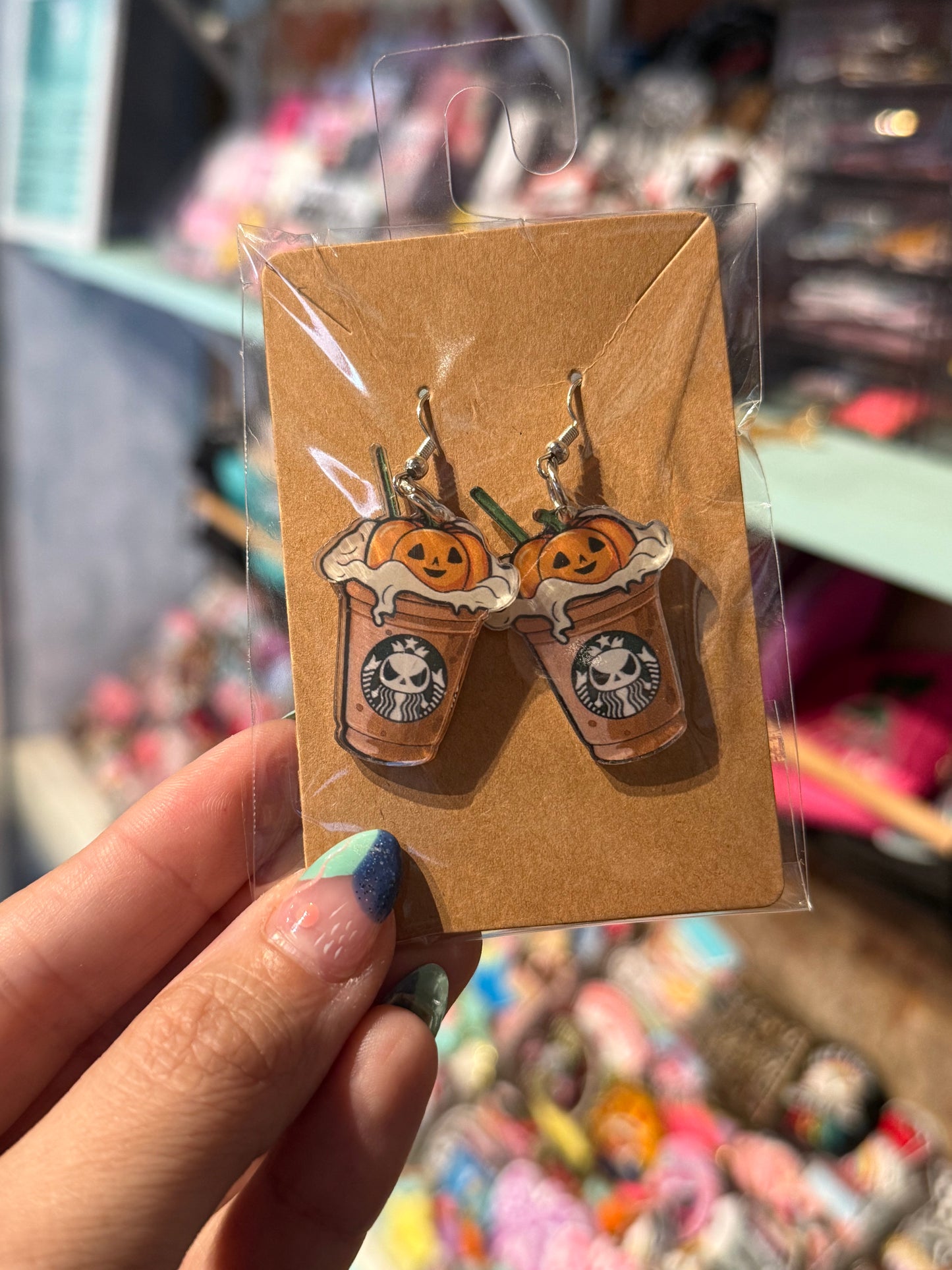 Spooky Pumpkin Earrings
