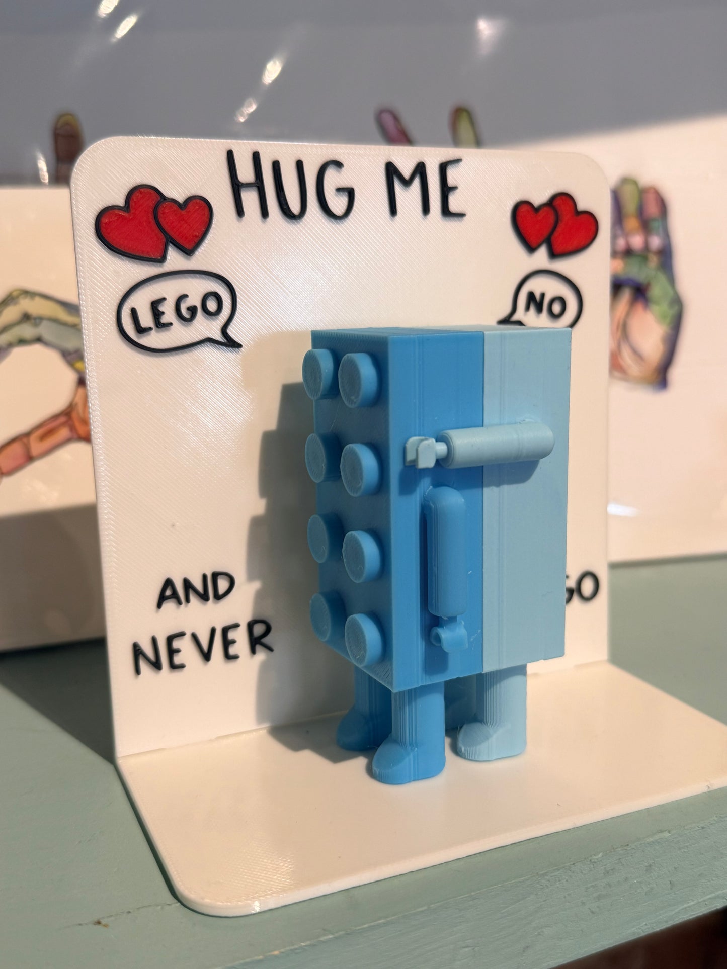 Lego Style Valentine’s Day Card