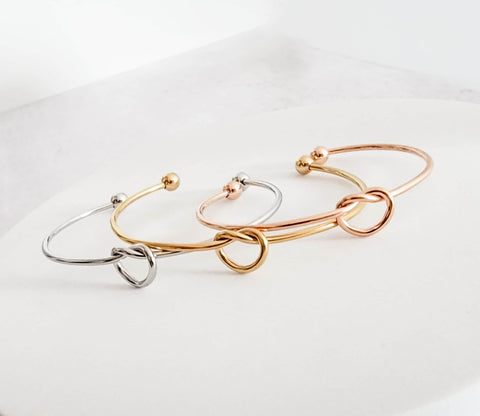 Knot Bangle Bracelet