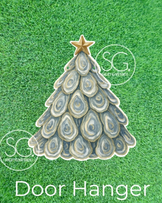 Oyster Tree Door Hanger - 26"x22"