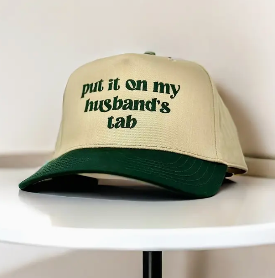 Put it on My Husband's Tab Canvas Hat