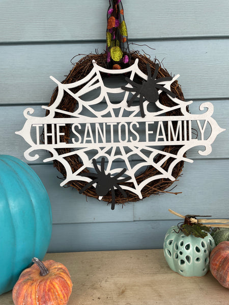 Family Spider Web - WREATH NOT INCLUDED