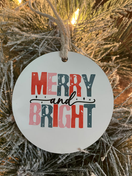 Merry & Bright Ornament