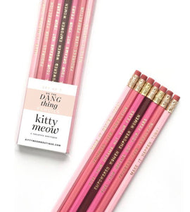 Do the Dang Thing - Inspirational Pink Pencil Pack Set