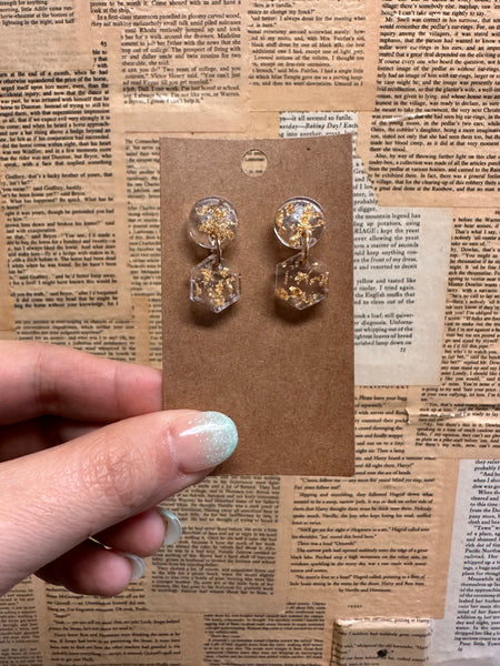 Gold Fleck Earrings