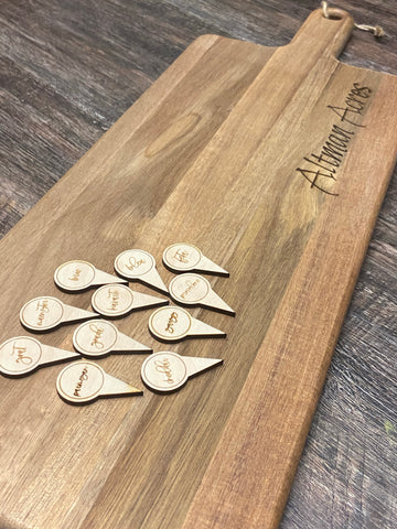 Charcuterie Board and Cheese Markers